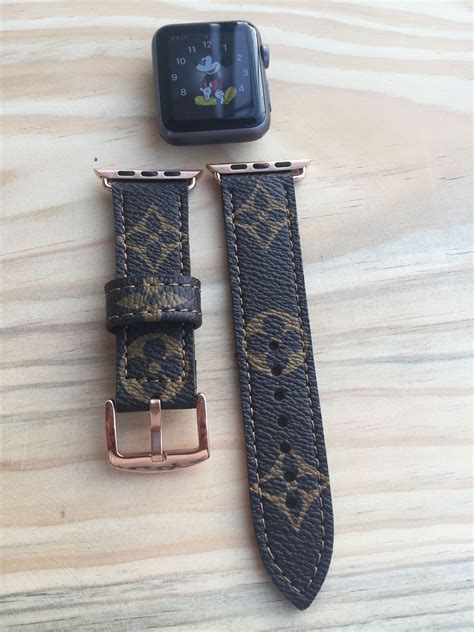 louis vuitton apple band|authentic lv apple watch band.